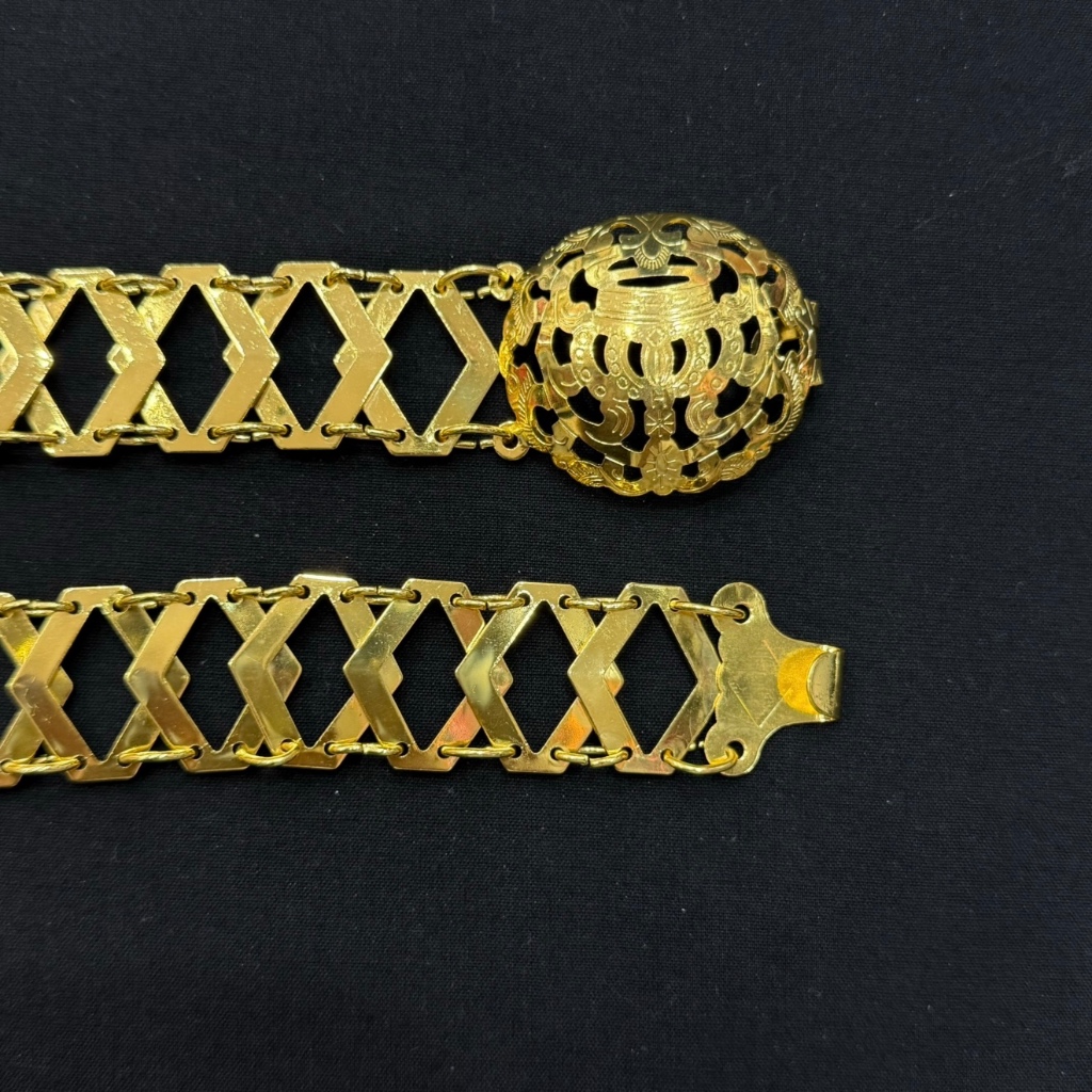 Accessories  เข็มขัดชุดไทย เข็มขัดแฟชั่น สีทอง เงิน รมดํา นาค เครื่องประดับชุดไทย - รูปที่ 4