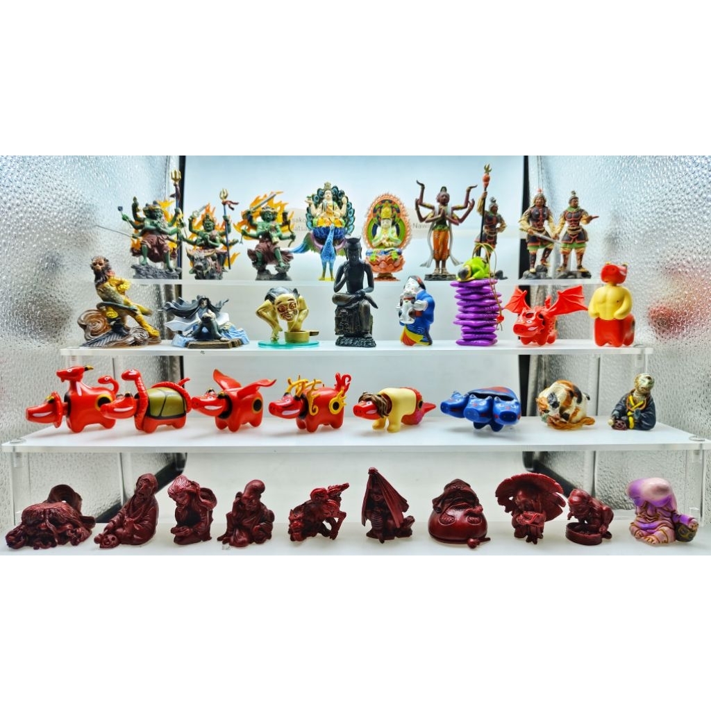 Volks Kabaya Mandala kaiyodo Yokai god Akabeko Red Cow figure gachapon เทพ ปีศาจ โยไค วัว ฟิกเกอร์ ก