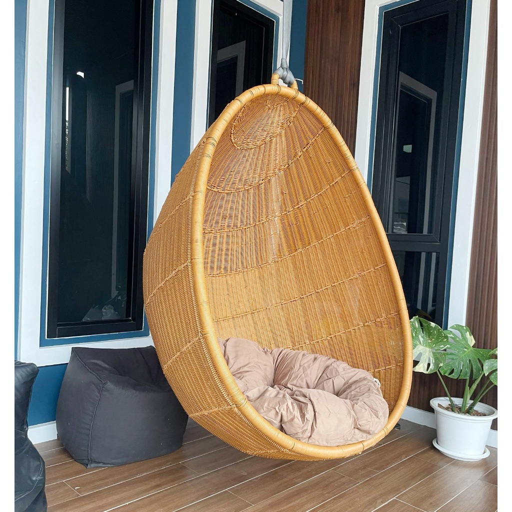 เปลรังนก เก้าอี้ชิงช้า เก้าอี้แขวน Swing Chair เปลญวน เก้าอี้หวายเทียม ชิงช้ารังนก