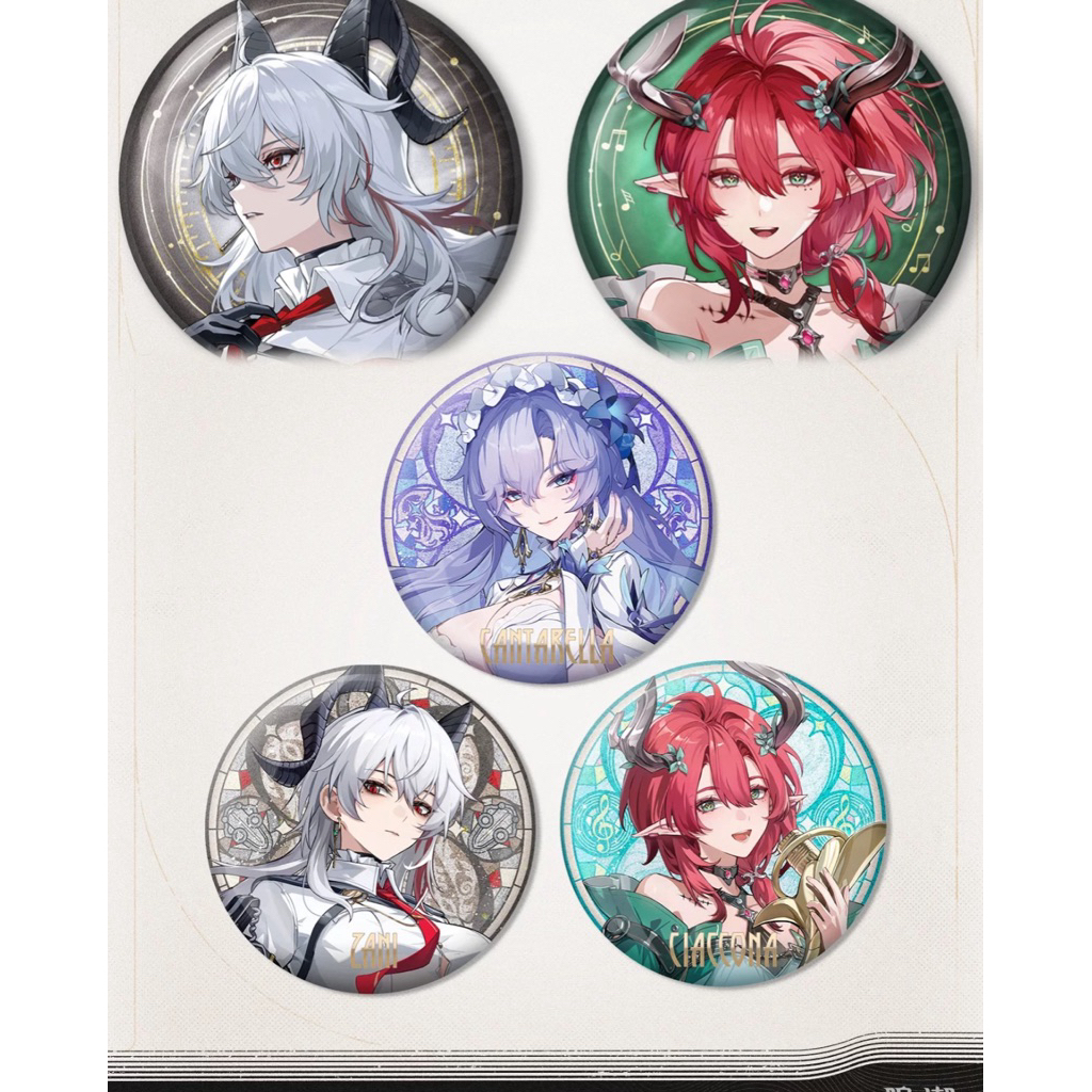 [พร้อมส่ง] Official แท้ Zani/Ciaccona/Cantarella Wuthering waves Kuro game Wuwa