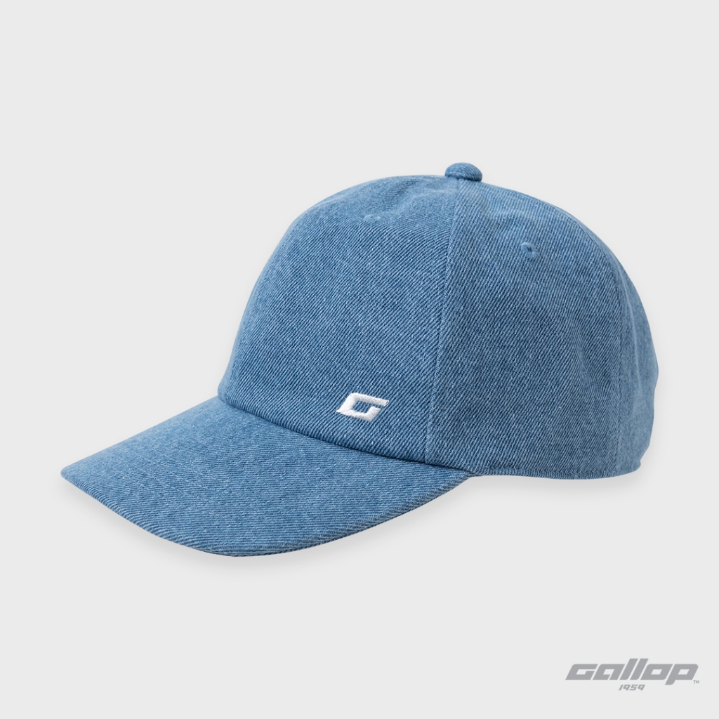 GALLOP : Denim Cap หมวกแก๊ปเดนิม รุ่น ACGC9018 สี Navy - กรมท่า