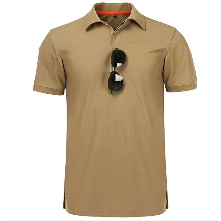 🔥COD🔥เสื้อโปโล เสื้อ คอปก Polo ผู้ชาย เรียบง่าย ระบายอากาศได้ S-4XL - รูปที่ 5