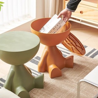 AIEhome โต๊ะกาแฟ โต๊ะข้างโซฟา โต๊ะข้างเตียง สไตล์น่ารัก ที่วางของมินิมอล การออกแบบสร้างสรรค์ รุ่น 2478