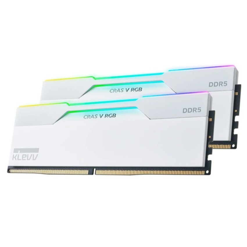 KLEVV CRAS V RGB DDR5 GAMING OC 48GB (24x2) 6400MHz WHITE