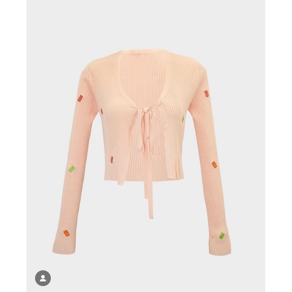 Pomelo X haribo cardigan size S กดสั่งได้เลย