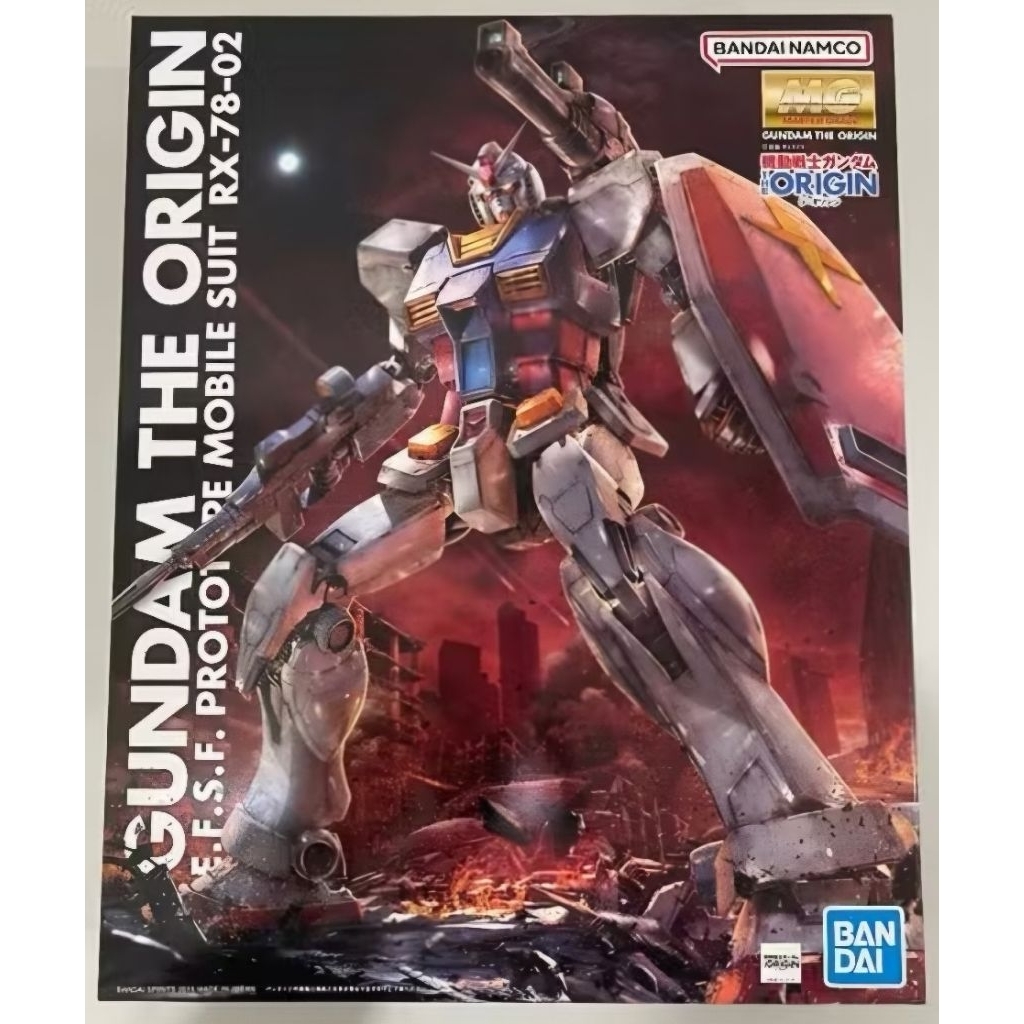 MG 1/100 GUNDAM THE ORIGIN [E.F.S.F. PROTOTYPE MOBILE SUIT RX-78-02]