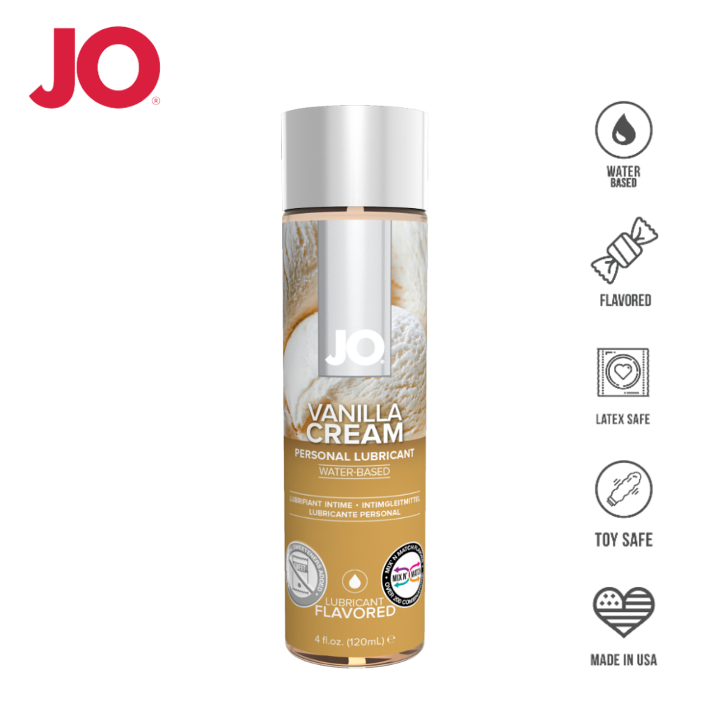 เจลหล่อลื่นสูตรน้ำกลิ่นวานิลลาครีม JO H2O Flavor Vanilla Cream