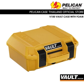 Pelican V100 Vault Case with Foam - กล่องใส่ปืน กันน้ำกันกระเเทก