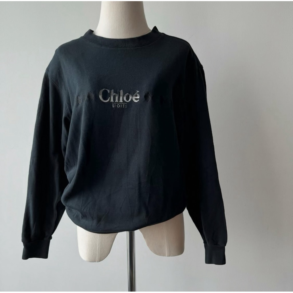 ❣️(C)-hlo-e sports เนื้อผ้าคอตตอนสีดำสนิทเนื้อไม่หนาสภาพดีค่ะ