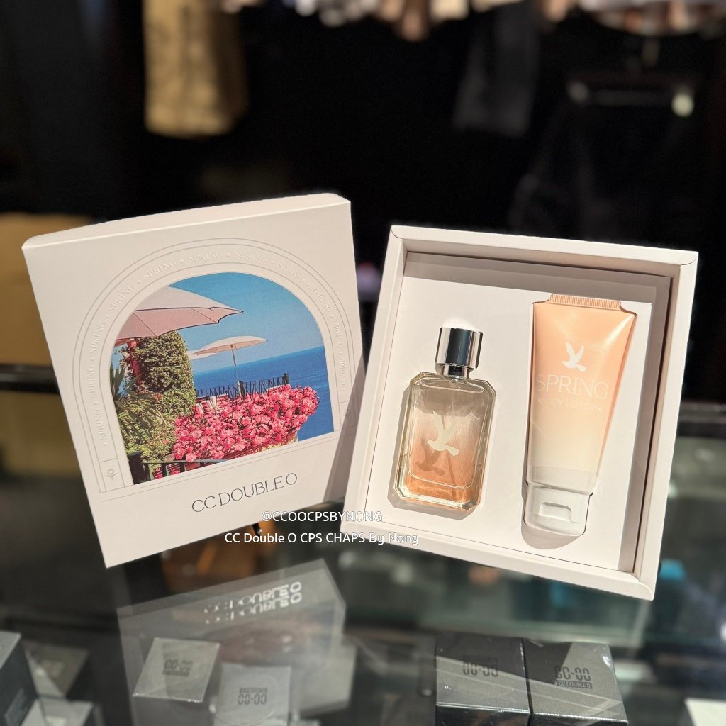 น้ำหอม CCOO กลิ่น SPRING GIFT SET ของแท้ มีถุงShop/กล่องให้ SPRING 50ML. + SPRING BODY LOTION 75ML.