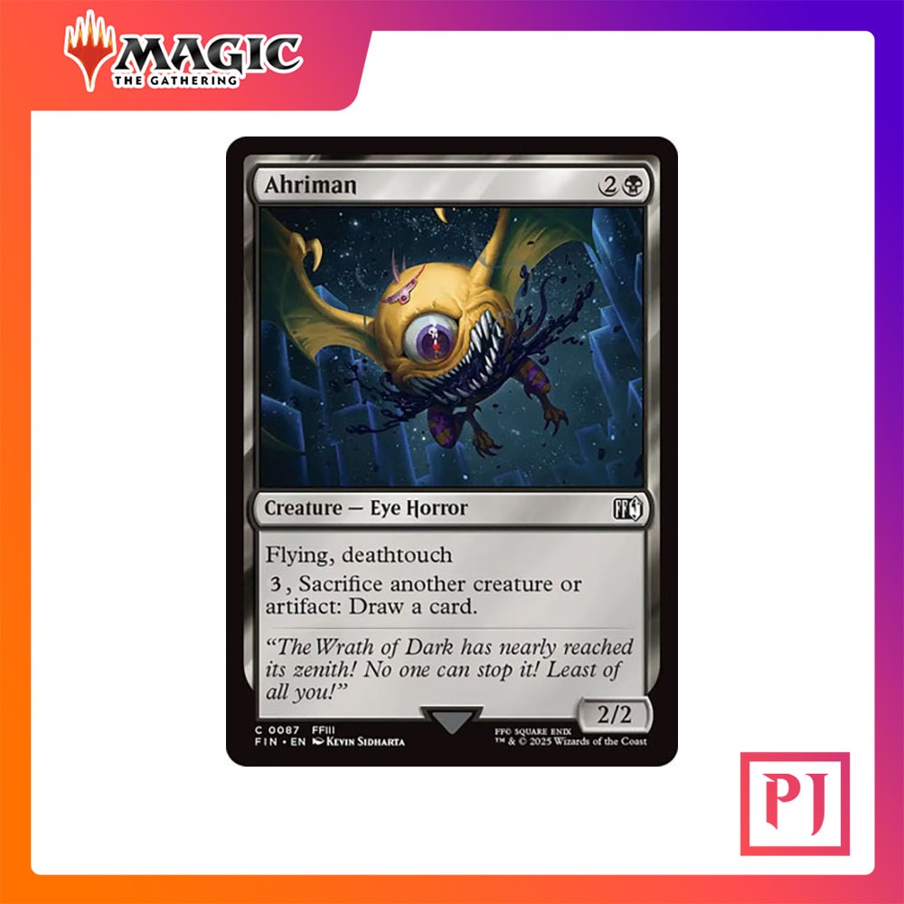 [MTG] Ahriman [FIN] [BLACK] [COMMON] [NORMAL] [ENG] (การ์ดเมจิค / Magic the Gathering)