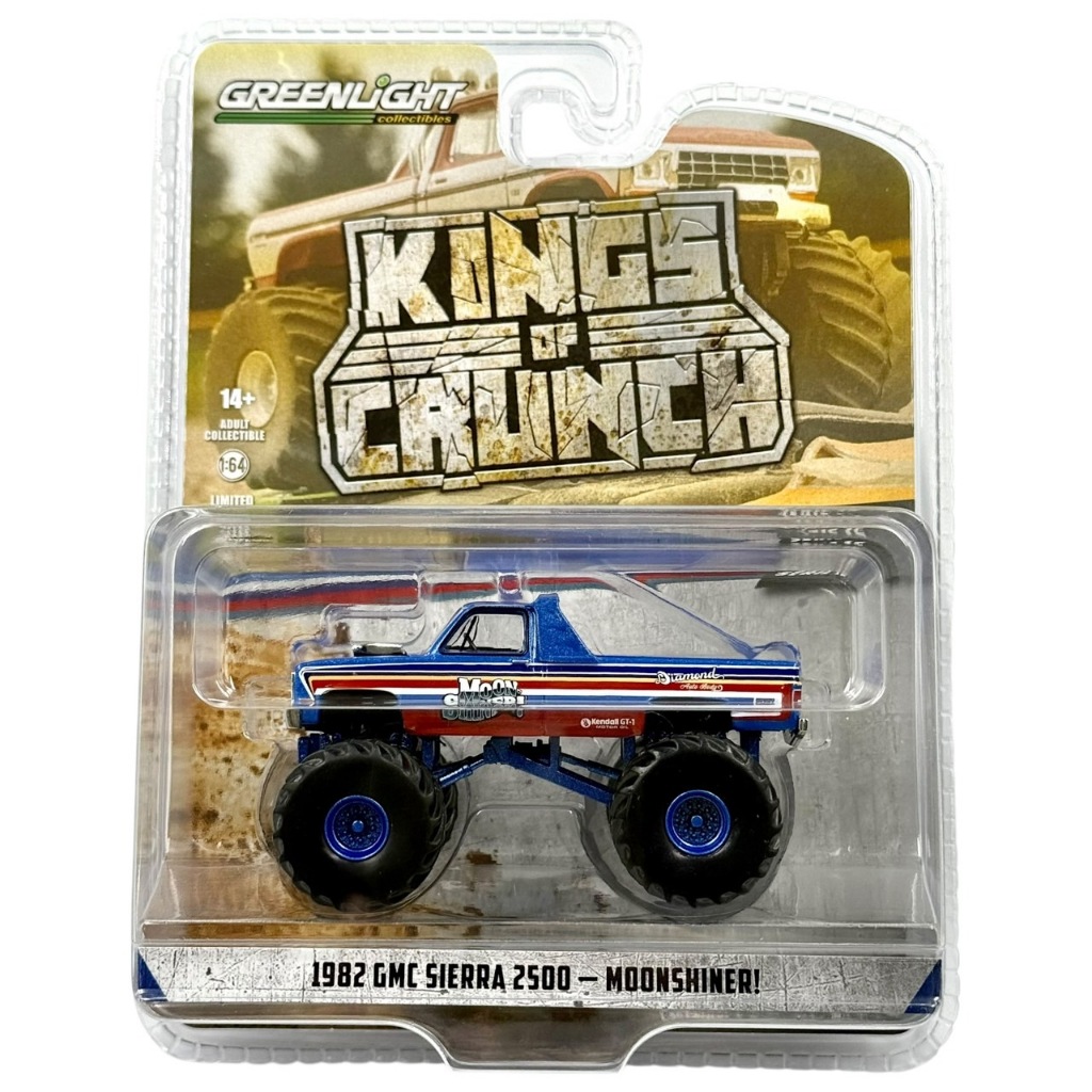 Greenlight Kings of Crunch | Moonshiner! - 1982 GMC Sierra 2500 สเกล 1/64 49160