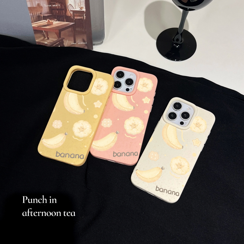 📦พร้อมส่ง📦เคสไอโฟน 6 7 8 XR X XS MAX การ์ตูน กล้วย banana สําหรับ Case for iPhone 11 12 13 14 15 16 
