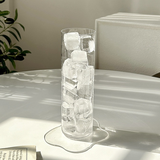 พร้อมส่ง แก้วทรงสูง ใส่เครื่องดื่มเย็น แก้วทรงกระบอกยาวใส่  เครื่องดื่มผลไม้เย็น แก้วคาร์เฟ่ - รูปที่ 5