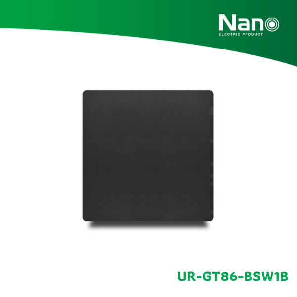 NANO ชุดสวิทซ์ 1 ช่อง 10A 250V GT86 series (1 ชิ้น/กล่อง) รุ่น UR-GT86-BSW1