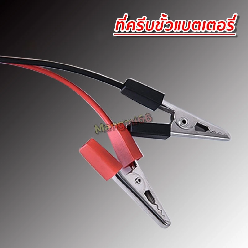 หลอดไฟต่อแบตเตอรี่ มีสวิทช์ เปิด-ปิด LED DC12V  พกพาสะดวก กันน้ำ (แสงขาว) 10/30/50 วัตต์ thumbnail 7