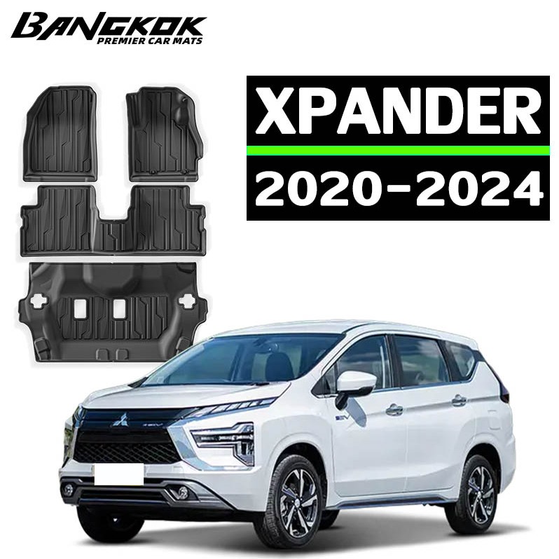 【ส่งไวจาก กทม】MITSUBISHI XPANDER [2020-ปัจจุบัน] พรม พรมปูพื้นรถยนต์ พรมปูพื้น กันลื่นทนต่อการสึกหรอ ทำความสะอาดง่าย
