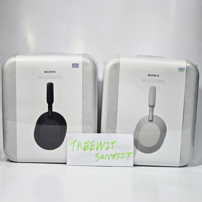 SONY WH 1000XM5 สีดำ / สีเงิน มือ1 ไร้สาย ครอบหู [วันที่ 12.12 มี ลด 2000 ทักแชทครับ]
