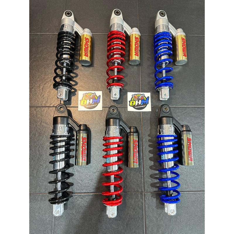 SHOWA เทค2 / เทค4 ระบบเเก๊ส (งานตัวท๊อป) สำหรับใส่ GIORNO-LEAD-FILANO-MIO-FINO  ยาว320มิล รับประกัน เเตก รั่ว 6 เดือน