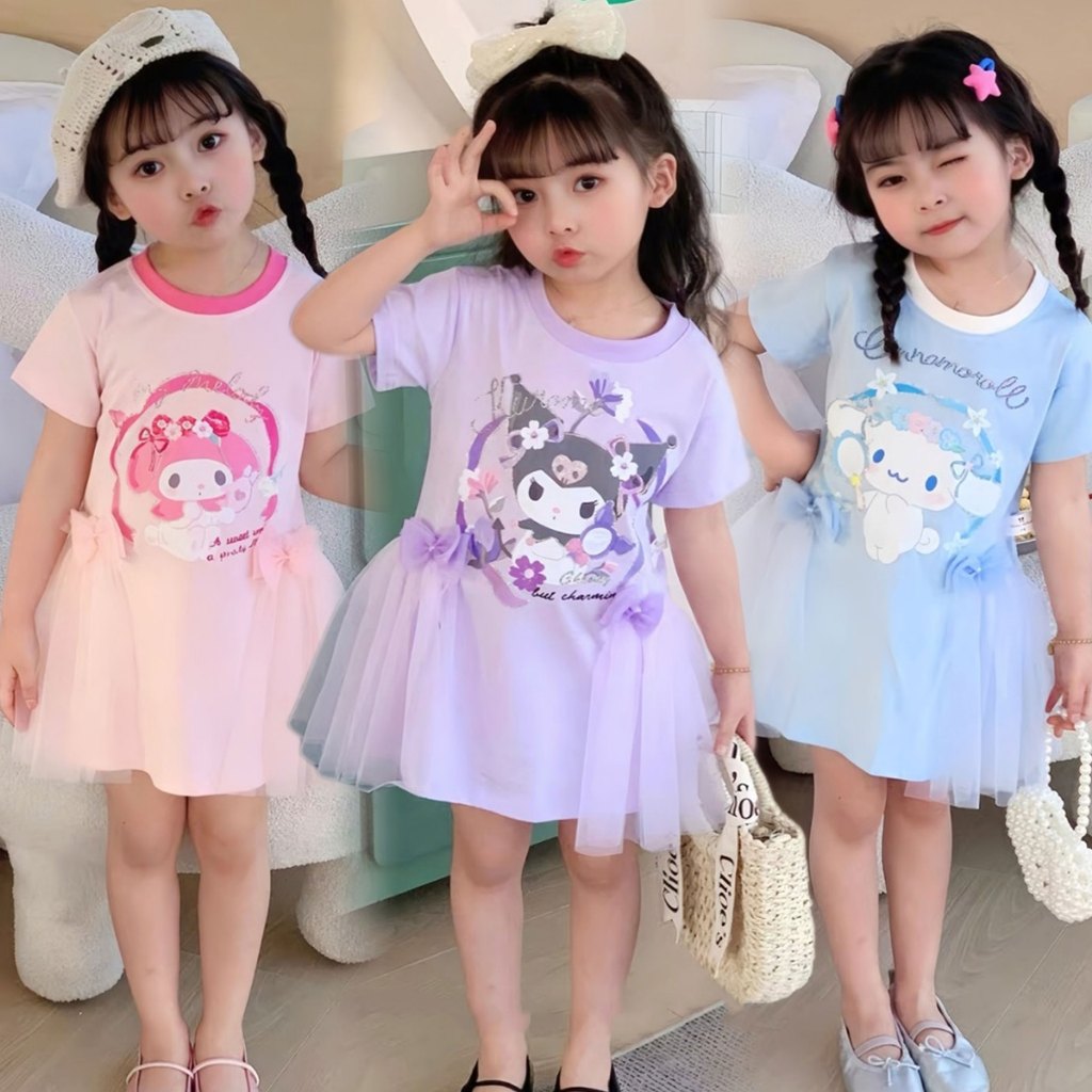 PRINCESS KESLI ชุดเดรสเจ้าหญิงคุโรมิ แฟชั่น สําหรับเด็กผู้หญิง 1-9 ปี
