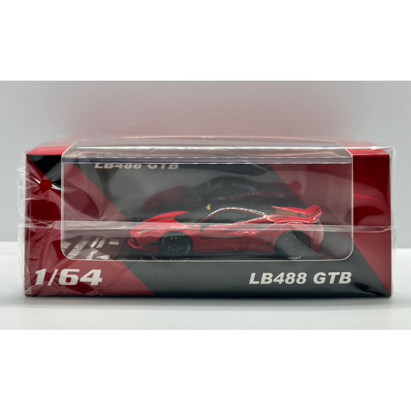 CM MODEL 1/64 FERRARI LB488 GTB LB-WORK สีแดง