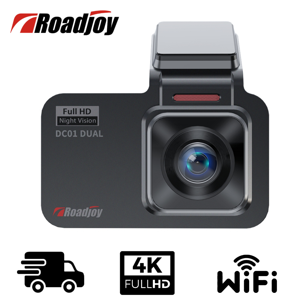 Roadjoy DC01 กล้องติดรถ1080P HD WIFI Dash Cam กล้องติดรถยนต์ กล้องรถยนต์ กล้องหน้ารถ + กล้องหลัง 130 °องศามุมกว้าง