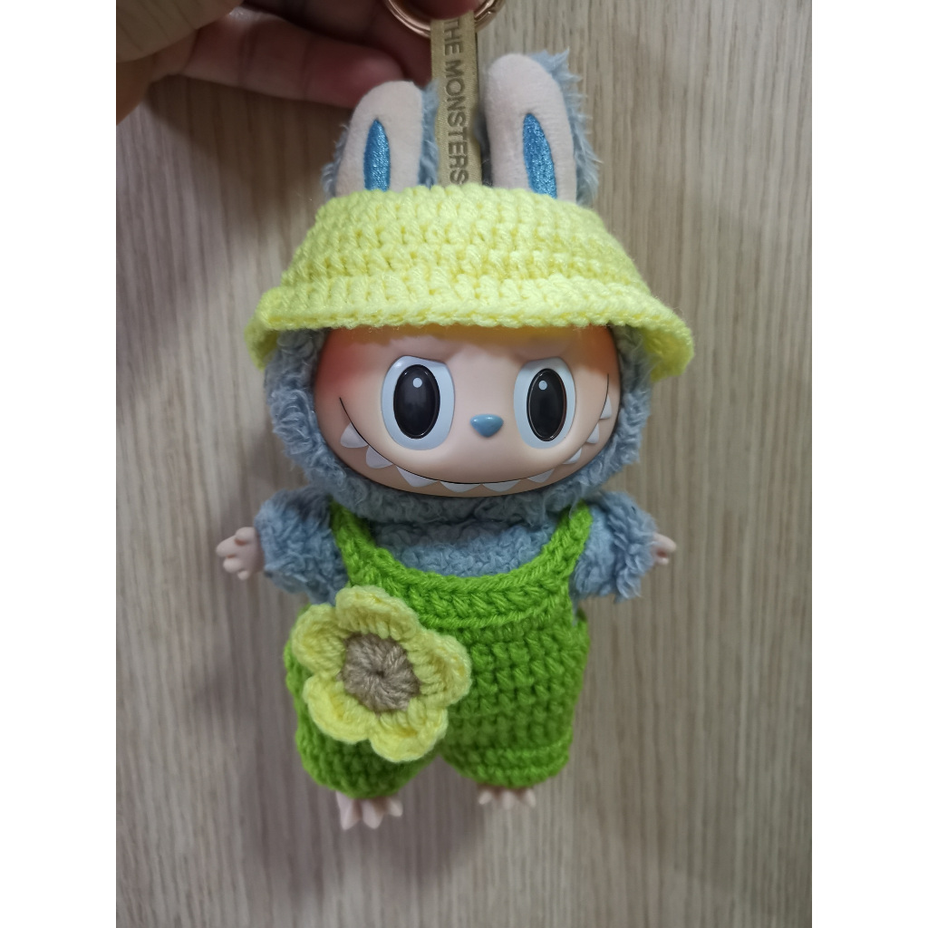 ชุดถักไหมลาบูบู้ Labubu ไหม4ply
