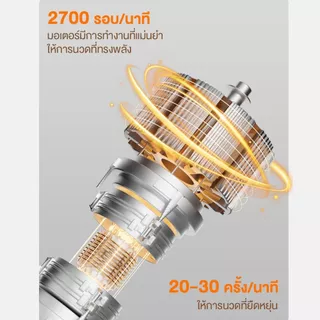 breo P2 หมอนนอนนวดคอและเอว Neck & Waist Massager หัวนวดทรงอุ้งเท้าแมว แกนหัวนวดกระดกขึ้น-ลง 15° นวดลึกถึงกล้ามเนื้อคอ