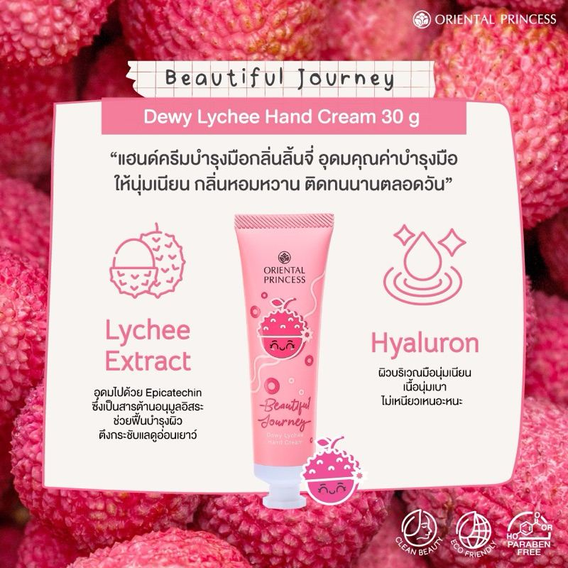 Beautiful Journey Hand Cream 30 ml 2 กลิ่น Lychee & Watermelon