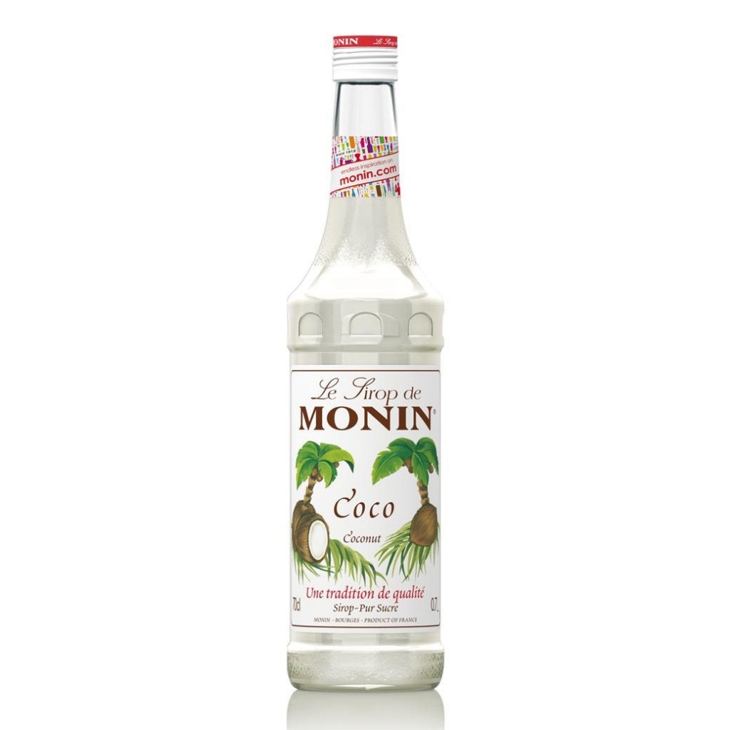 (ขวดเปล่า) โมนิน ไซรัป Coconut ((Empty Bottle) Monin Syrup Coconut) 700ml.