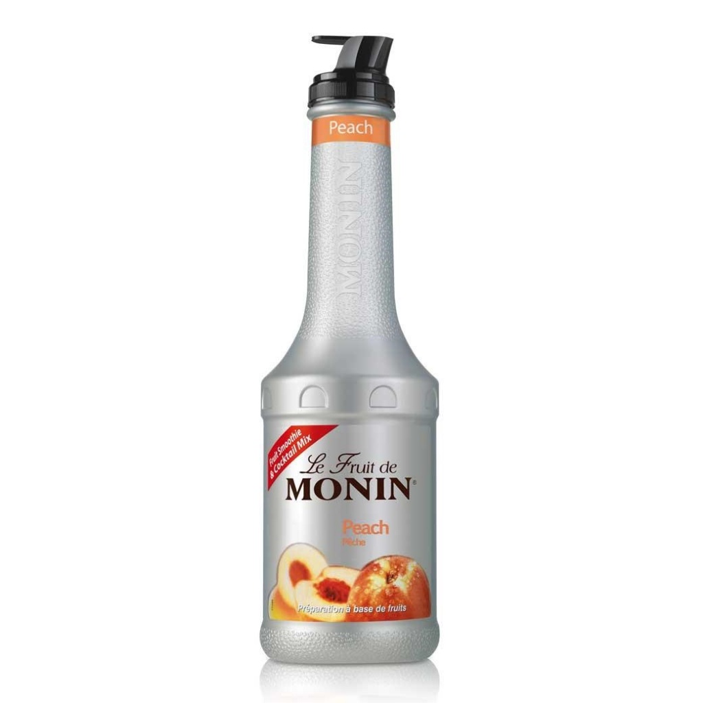 (ขวดเปล่า) โมนิน เพียวเร่ Peach ((Empty Bottle) Monin Puree Peach) 1 L.