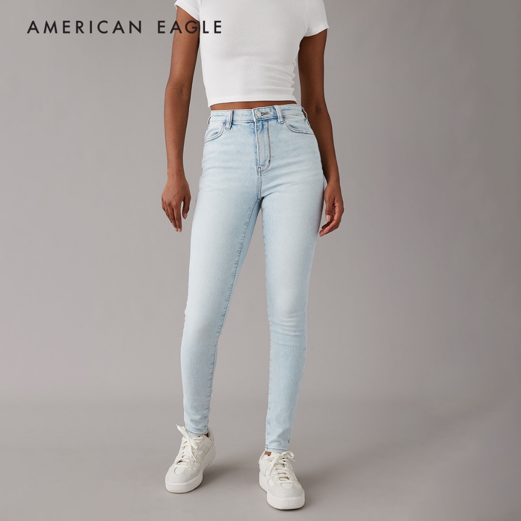 American Eagle Next Level Super High-Waisted Jegging กางเกง ยีนส์ ผู้หญิง เจ็กกิ้ง เอวสูง (WJS 043-4936-482)