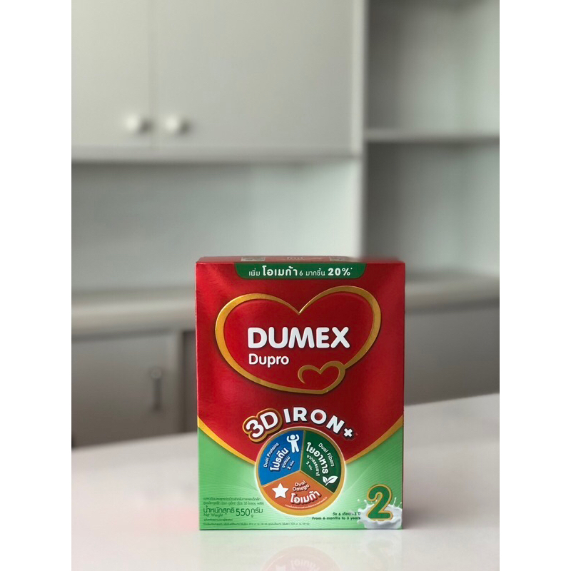 Dupro ดูโปร นมผงดัดแปลงสูตรต่อเนื่องสำหรับทารกและเด็กเล็ก สูตร 2 ขนาด 550 กรัม