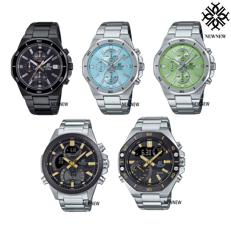 CASIO EDIFICE EFV-640D-2B EFV-640D-3A EFV-640DC-1A ECB-10DB-1A9 ECB-30DB-1A9 ของแท้ประกันศูนย์ 1 ปี