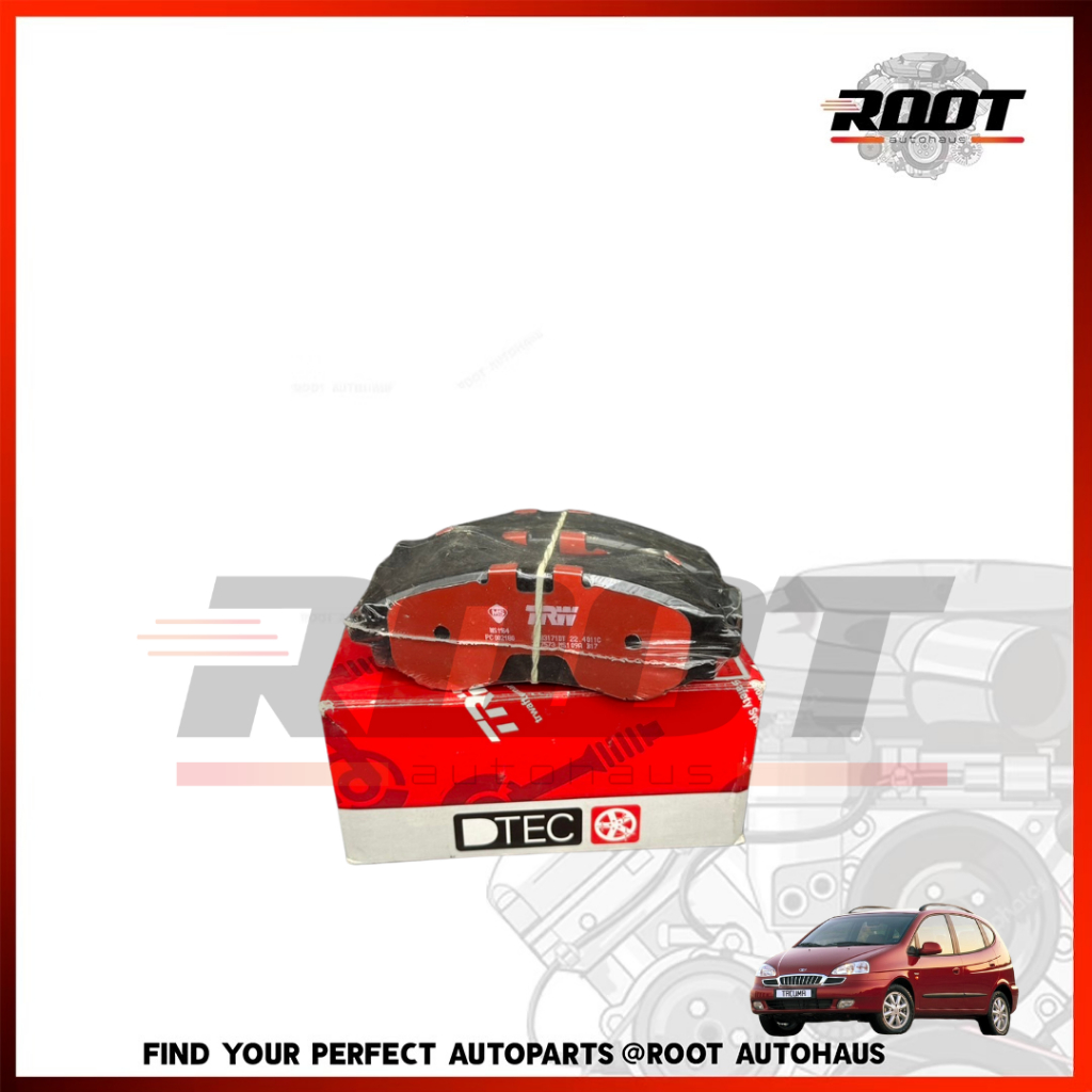 TRW ผ้าดิสเบรคหน้า DAEWOO NUBIRA ปี 1997-1999 / REZZO ปี 2000 / TACUMA 2000 เบอร์ GDB3171DT