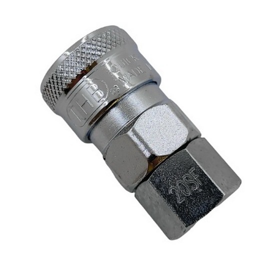 คอปเปอร์เกลียวใน 20SFA ขนาด ¼ นิ้ว (2 หุน) THB QUICK-COUPLER คอปเปอร์ต่อสายลม