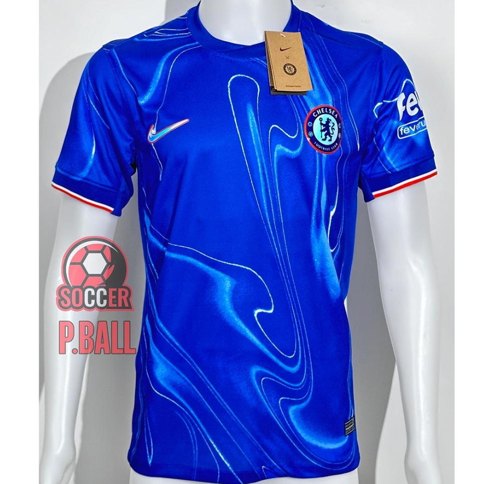 ใหม่ !! เสื้อบอล [3A] เชลซี Home เหย้า 2024/25 เกรดแฟนบอล ฟลูออฟขั่นพร้อมอามและเบอชื่อพรีเมียร์ลีก EPL + NoRoom