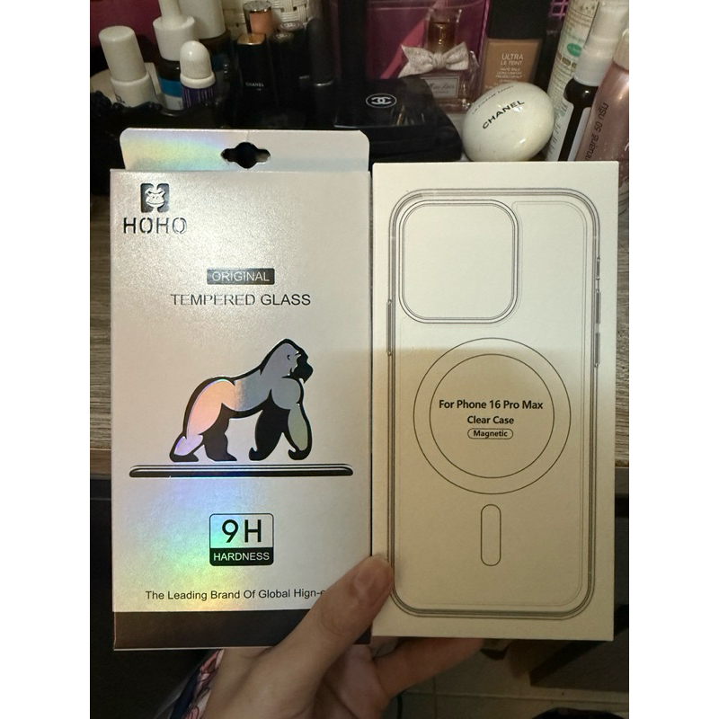 HOHO ฟิล์มกระจก พร้อมเคส 16pm ทักแชทส่งฟรี