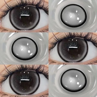 【ซื้อครบ2คู่แถม ยาหยอดตา+ดินสอเขียนคิ้ว】Midroo【FDA approved✅】Fog Brown/Grey-14.0mm เลนส์แฟชั่นเหมาะกับหน้าสด รายเดือน