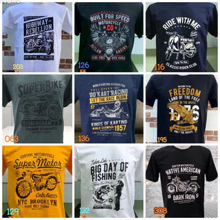 เสื้อยืดคอกลม ลายมอไซร์ คลาสสิค Classic เสื้อใหม่ งานคนไทย <1>