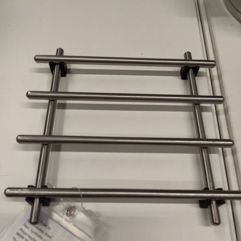 IKEA แท้ ขายถูกมาก ที่รองหม้อ สแตนเลส ป้องกันพื้นเป็นรอย