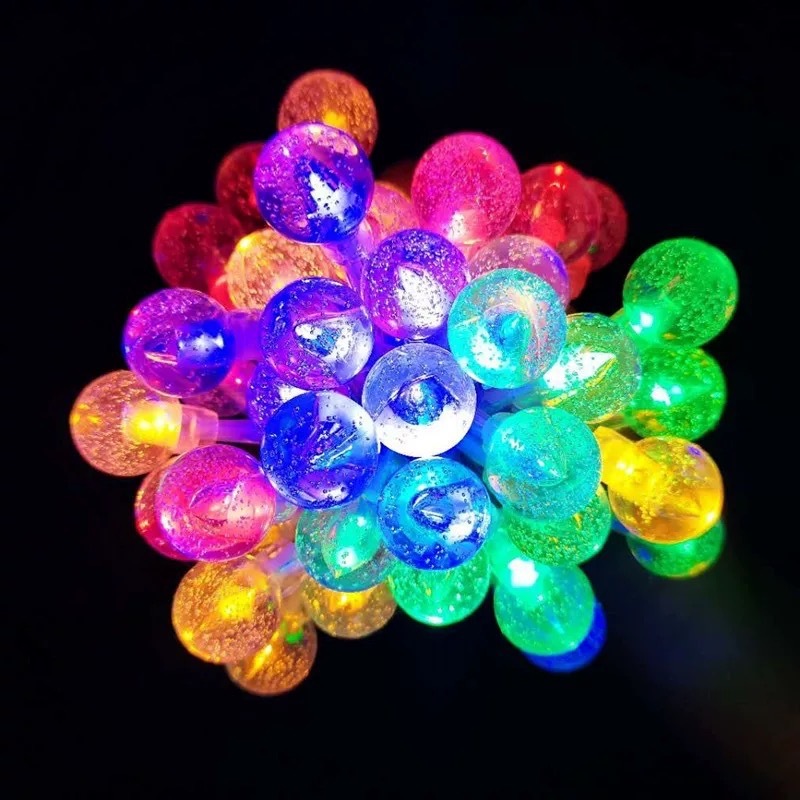 ไฟกระพริบ LED สายไฟยาว 10 เมตร หลอดไฟ 50 ดวง รุ่น 4007