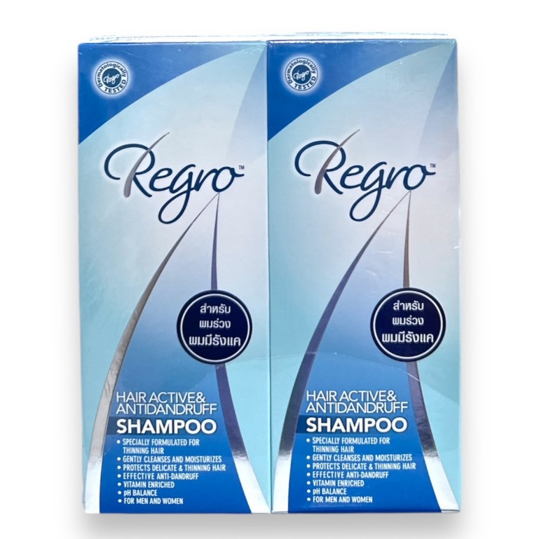 Regro hair active antidandruff shampoo 200 ml. แชมพูขจัดรังแค