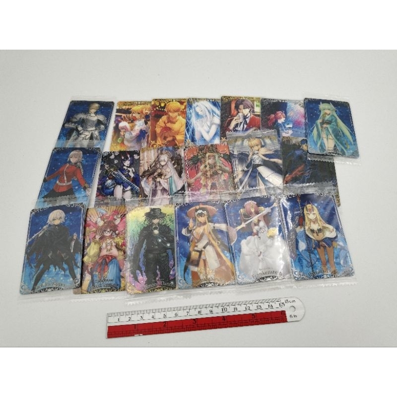 อัพเดต28.พ.ย. การ์ดพลาสติก Fate Grand Order [FGO] Wafer Card Bandaiแท้💯