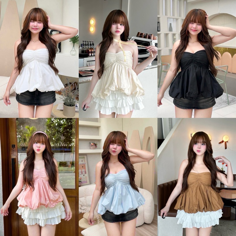 Nusa style เสื้อเกาะอกบอลลูน 🧺🧸🚪