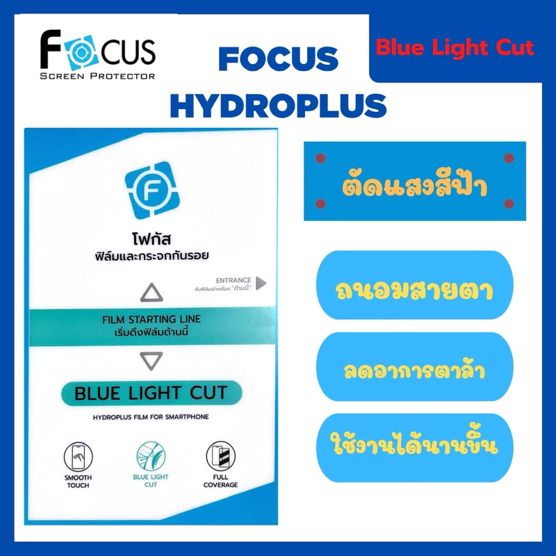 Focus Hydroplus ฟิล์มไฮโดรเจลโฟกัส หลัง-ขอบรอบเครื่อบมีแบบรองรับ iPhone ทุกรุ่น  Back Film For iPhone [จัดส่งจากไทย] thumbnail 5