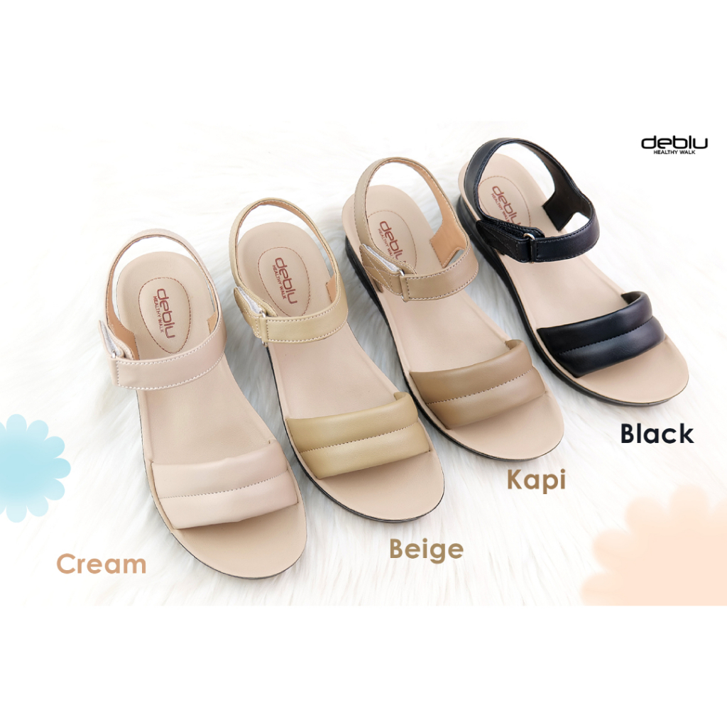NFshoes ถูกสุด! รองเท้าแตะหญิง รัดส้น เพื่อสุขภาพ Deblu เดอบลู รุ่น L6213s Nami ไซส์ 36-41 พื้นนุ่ม เบา ใส่สบาย
