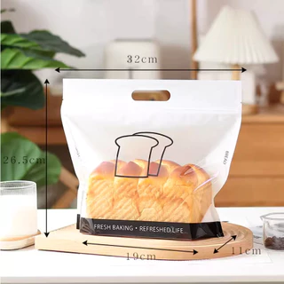 Baking Barn (50ใบ/แพ็ค) ถุงใส่ขนมปัง ถุงขนมปัง ถุงใส่ครัวซอง ถุงใส่ขนมปังโทส Toast bag