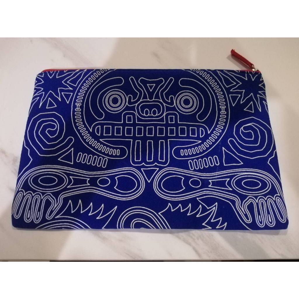 กระเป๋าผ้า สายการบิน Emirates สีน้ำเงิน ขนาด6.5x9.5นิ้ว