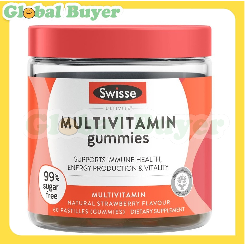 Swisse Ultivite Multivitamin Gummies 60 Pack EXP:10/2025